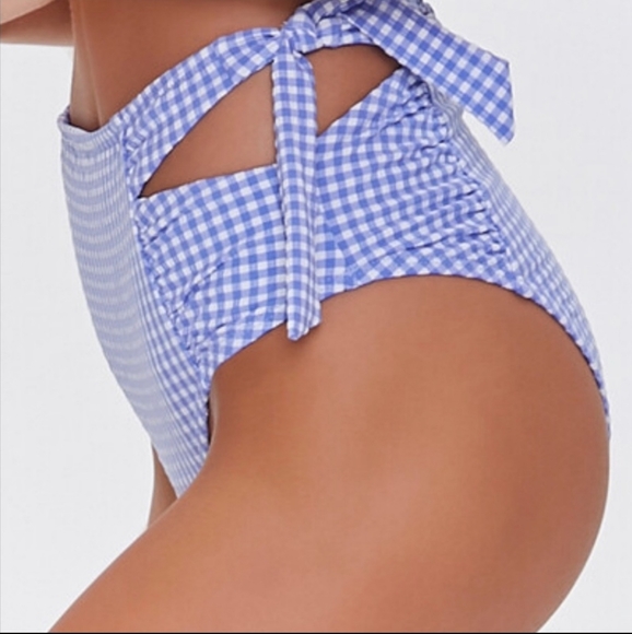 Forever21 Gingham Bikini 2PC Set - Picture 5 of 8